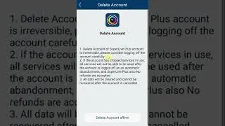 SuperLive Plus: Account Management