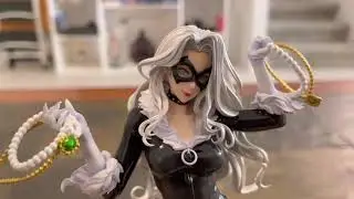 Kotobukiya Black cat steals your heart statue (overview)