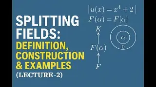 Splitting Field| Definition, Construction & Examples| Lecture-2 @PiyushMaths