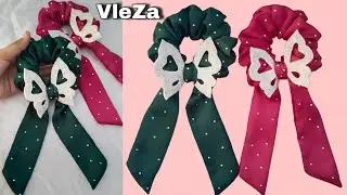 Stylish Butterfly Bow Rubber Band for Girls | Stone Work Hair Accessory | Premium Hair Bow | #viral