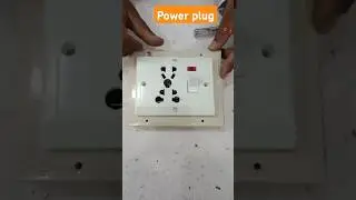 Power plug lagane ka tarika📷 video#electrical#youtubeshort#shortclips