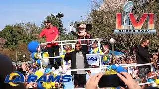 LA Rams Super Bowl Parade at Disneyland