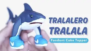 How to make TRALALERO TRALALA | BRAINROT Memes Theme | Fondant Cake Topper
