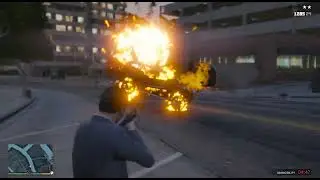 BOOOOOOOM!!!!! #gta #gtaonly #gtaonline #gaming #gta5 #gtav #gtarp #gtaweapons #gtanpc