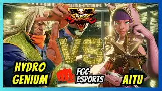 SFV Champion Edition 🔥 Hydrogenium23 [Zeku] vs aitu [Menat] 🔥 FGC eSports