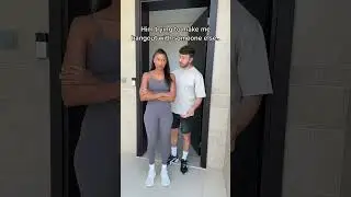 Girlfriend with separation anxiety 😂 #couple #skit #comedy #couplescomedy #coupleskit #anxiety