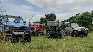 #OffRoad Event 2022 Weekend Drive  Bangalore HardCore 4x4 #Jeep Gypsy Thar @Bangalore - Part 1