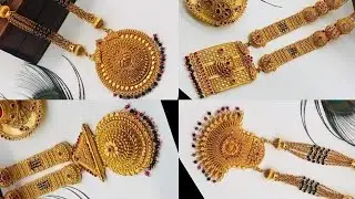 Latest long gold mangalsutra designs | traditional mangalsutra design with weight❤@nilscorner3633