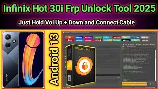 Infinix Hot 30i Frp bypass unlock tool android 13