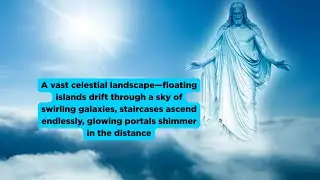 🌌✨ A Vast Celestial Landscape: Floating Islands & Cosmic Wonders ✨🌌