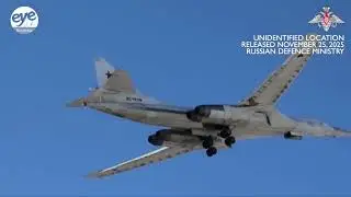 WATCH: Russian strategic bombers conduct patrol over Arctic Ocean