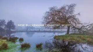 Winter sunrise at New Buckenham Common Norfolk