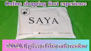 SAYA sale 1 piece | shirts review | online shopping first experience