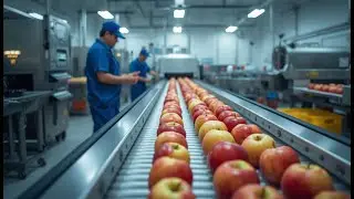 Apple Production and Packaging Process
