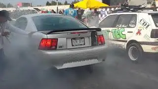 Arrancones Ixtapaluca  Mustang 99 (Guerrero Chimali) Vs Vw Golf (Traviesos)
