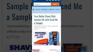 RUN!!! Get yours now! Free Dollar Shave Club Sample Kit: Ask Send Me a Sample #freesamples