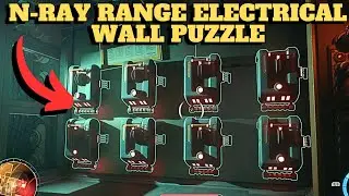 Головоломка с настенным переключателем электрической системы N-Ray Range (блокировка Golden Ridge...