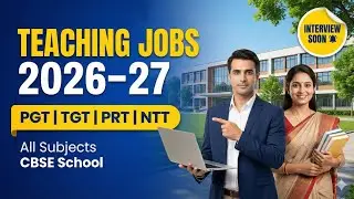 Urgent Hiring! 🚨 || Private CBSE School Teacher Vacancy 2026 || PGT, TGT, PRT, NTT & Other Posts ||