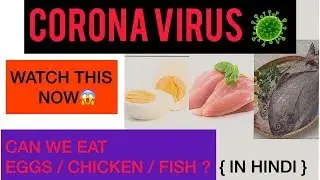 CAN WE EAT CHICKEN EGGS FISH IN CORONA VIRUS 🦠 ? | CAN WE EAT NON VEG IN CORONAVIRUS ?