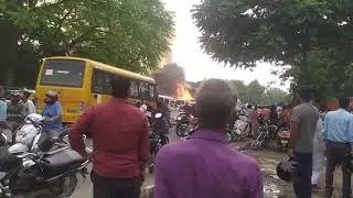 Sangam Hotel & City Dhaba Burning . Fire In Lucknow Hotel 05/08 5:00 PM Lavanya Tube