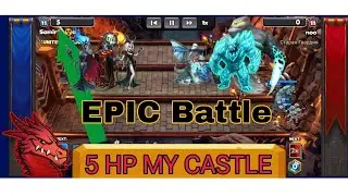 My HP - 5! WTF 😄⚡ Castle crush @samirgamingyt10K #castlecrush #bangladesh #games