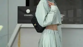 MODEL SHOW: CHANEL PEARL CRUSH MINI FLAP BAG AS1787 B02916 94305