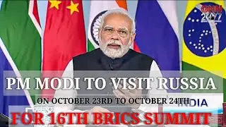 Modi's Participation in BRICS Summit Signals India's Diplomatic Commitment #gnn24india #BreakingNews