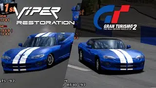 1997 Dodge Vipers Restored! | Gran Turismo 2 Modding Progress