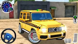 New Taxi Driver Vs Pedestrians Crossing The Road || Taxi Simulator 2026 Car Game Android Gameplay
