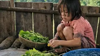 Pick black book fruit to sell and wash clothes to earn money