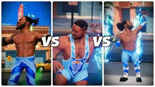 WWE 2K Battlegrounds Triple Threat Match | Kofi Kingston VS Xavier Woods VS Big E