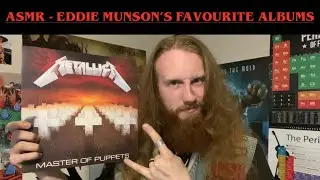 ASMR - Eddie Munson's Favourite Albums (Stranger Things Inspired ASMR Vinyl Record Collection)