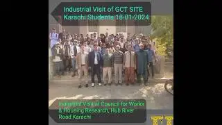 Industrial Visit at Council for Works & Housing Research, Karachi#TVET #civiltechnology #technology