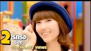 Top 3 mv mais visto de cada gera&ccedil;&atilde;o(girl group e boy group)