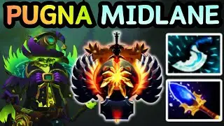 🔥 PUGNA MID &mdash; LIFE DRAIN + BLAST = FREE KILLS EVERYWHERE | DOTA 2 GAMEPLAY 🔥