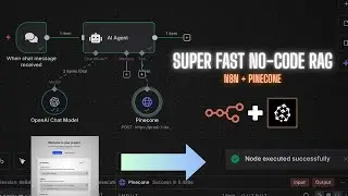 Build a No-Code RAG Workflow in Minutes with n8n + Pinecone (Super Fast Tutorial)