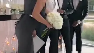 Groom cries tears of joy as his Bride walks down the aisle 😢&hearts;️