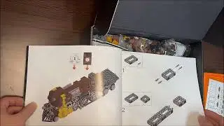 Funhole&LumiBricks Steampunk Ore Train (F9006) UnBoxing!