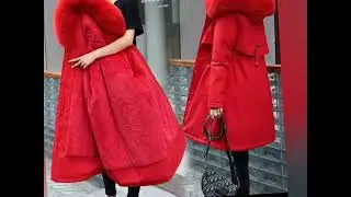 2776=Rs 17$ Winter Jacket 2025 New Women Parka Clothes Long Coat Wool Liner Hooded link in Discript