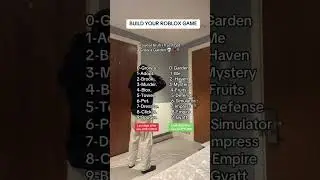 BUILD YOUR OWN ROBLOX GAME 🥀 #funny #relatable #subscribe