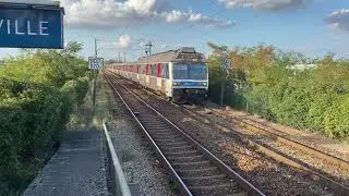 Arriv&eacute; d&rsquo;une Z6400 en gare d&rsquo;Ach&egrave;res-Ville