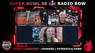 Super Bowl 58 Radio Row- Penny Lambright