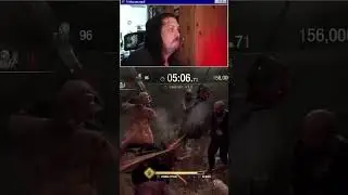 Krauser is absolutely BROKEN in the RE4 Mercenaries Remake #shorts #residentevil4remake #mercenaries