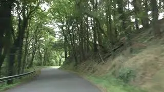 Driving On The D50 & D5 From 22480 Lanrivain To 22480 Saint-Nicolas-du-P&eacute;lem, Brittany, France