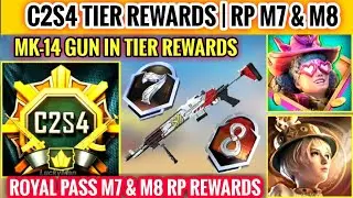 C2S4 Tier Rewards is Here || M7 and M8 Royal Pass RP Rewards || 1.8 Lobby and More Leaks