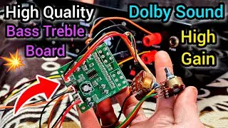 High gain lm324 smd bass treble board testing 🔥#high #gain #bass #treble #board #testing