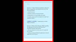 California Property and Casualty Insurance Exam Questions and Answers 100% Pass