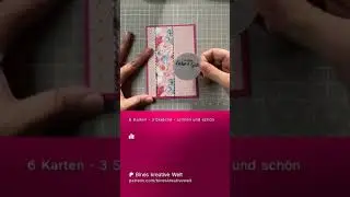 Action! 6 Karten - 3 Sketche - schnell & einfach #cards #cardmaking  #diycrafts #kartenbasteln #diy