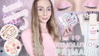 GLAZED DONUT MAKEUP! 🍩 NEW I HEART REVOLUTION X PRIMARK&hellip; CUTE OR NAH?!