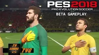 PES 2018 BETA GAMEPLAY PS4 / FRANCE v BRAZIL